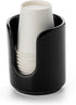 3 oz Original Ceramic Bathroom Cup Dispenser with 5 PLA Paper Cups, Bathroom Essential Accessories for Mouthwash Cup Holder on Bathroom Vanity Cou...