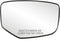 Fit System Passenger Side Non-heated Mirror Glass w/backing plate, Honda Accord, 4 7/8" x 7 5/8" x 7 3/4", will not fit Crosstour...