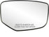 Fit System Passenger Side Non-heated Mirror Glass w/backing plate, Honda Accord, 4 7/8" x 7 5/8" x 7 3/4", will not fit Crosstour...