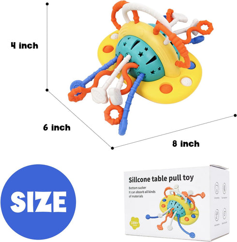 Baby Toys Silicone Suction Cup Toy for High Chair Toddler Sensory Toys for 6 12 Month Baby Montessori Toy for 1 Year...