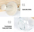 Glass Spice Jars with Spoon - 10oz Empty Spice Bottles Containers, Condiment Pot with Retractable Spoon for Kitchen to Storage Salt,Paprika,Sugar ...