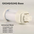 12W GX24Q-3 LED Bulb, Replacement for PLT-26W 4 Pin GX24q-3 and PLC-26W G24Q-3 Compact Fluorescent Light Bulb, GX24Q G24Q LED Bulb, Cool White 600...