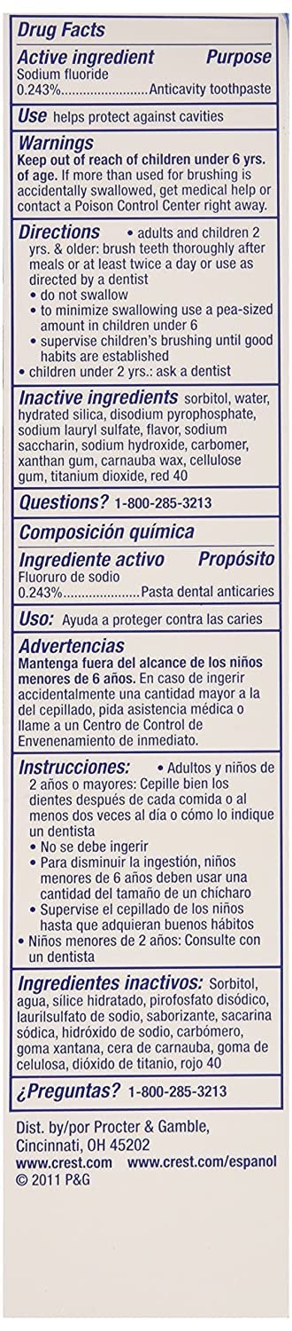 Crest Cinnamon Toothpaste, 6 Ounce, Pack of 2...