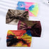 Wide Headbands Stretch Turban Knotted Hairbands Elastic Yoga Workout Sweatband Running Sport Head Scarf Large African Head Wraps for Women 4 Pcs (...