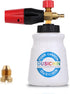 DUSICHIN Foam Cannon Soap Cannon for Pressure Washer Foam Gun Soap Sprayer 4000 PSI Wide Neck Snow Foam Gun Adjustable Nozzle Car Washer with 1L C...