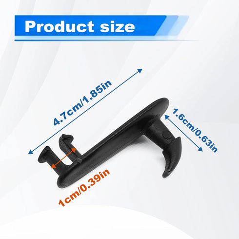 4Pcs Car Floor Mat Clips Floor Carpet Clips Fixing Hooks Compatible with Toyota Lexus Cargo Fastener, Cargo Mat Clip Accessories Black...