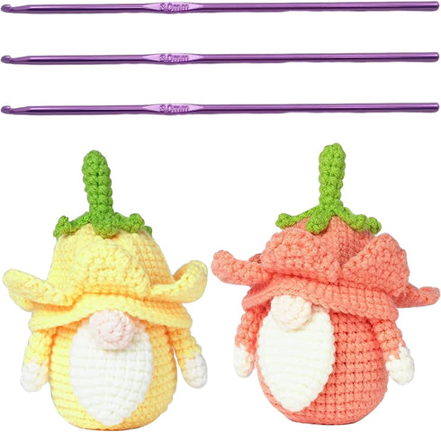 AnRui Aluminum Crochet Hook 3mm, Crochet Knitting Needles for DIY Yarn Craft, Purple, 8pcs......