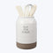 Young's Inc Ceramic Utensil Kitchen Caddy w/ 4 Utensils - Flip Whisk, Stir - Farmhouse Country Decor...