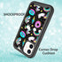 Compatible with iPhone 12 Mini, Rainbow Unicorn Black Pattern Dual Layer Heavy Duty Shockproof Shockproof Defender Transparent Bumper Back Cover P...