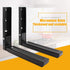 Microwave Wall Mount Brackets, Foldable Arm Adjustable Extensible Wall Hanging Microwave Brackets Oven Stand Shelf Rack Load 100 lb (Black)...