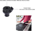 Steam Cleaning Brush, Steam Cleaner Round Nylon Brush Black Hard Bristles Easy to Replace Steam Cleaner Replacement Accessories...