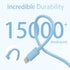 iPhone Charger 6 Pack (3/3/6/6/6/10ft) Apple MFi Certified Fast Charge Sync Lightning Cable Compatible with iPhone 14/13/12/11/Pro Max/SE/XR/XS/X/...