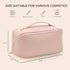 HBselect Travel Makeup Bag, Large Capacity Cosmetic Bags for Women,Waterproof Portable Pouch Open Flat Toiletry Bag Make up Organizer with Divider...