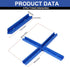 1Set T-Track Intersection kit Blue for Woodworking, Universal Aluminum T Tracks Tool Accessories...