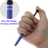 2 Psc Pick Up Tool, IC Clip Tweezers, Metal 4 Prongs Grabber Tool for Catch IC Chips, Electronic Tiny Components & Jewel, Blue...