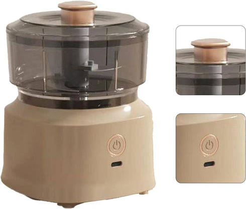 YUYTE Food Processors Meat Grinder, Electric Food Chopper, Multifunctional Stainless Steel Blades Food Blender for Kitchen for Baby Food, Meat, On...