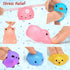 LUDILO Mochi Animal Squishies Toys 2nd Generation Glitter Mochi Squishy 20pcs Kawaii Mini Squishies Squeeze Toys for Kids Stocking Stuffers Class ...