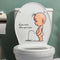 Cartoon Villain Toilet Stickers, Clean Your Piss Funny Decals, Waterproof Vinyl Wall Art Sign Decor, Removable Toilet Seat Quote Murals for Toilet...