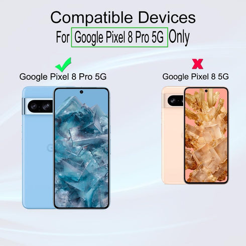 Ibywind 2 Pack Screen Protector For Google Pixel 8 Pro 5G 6.7"(Not For Google Pixel 8 5G),9H Hardness Tempered Glass,Anti-Scratch......