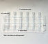 6 Hole Clear Acrylic Plastic Test Tube Bud Vase Spice Rack for Vials Bottles Toothbrush Razor Pen Display Stand...