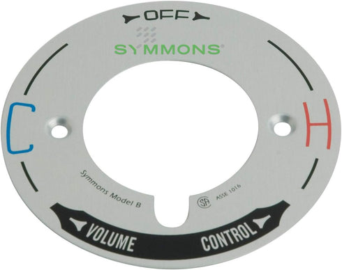 Symmons T-29B Temptrol Model B Escutcheon Dial,Silver...