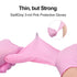 Nitrile Disposable Gloves, 3-mil, Medical exam Gloves Disposable Latex Free, Gloves for Cleaning & Esthetician, Pink Rubber Gloves, Pink Cleaning ...