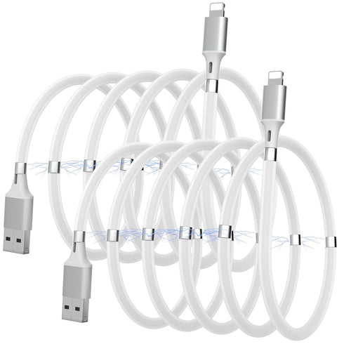 Magnetic Charging Cable(2 Pack 6ft) Fast Charger Absorption Nano Magnetic Charging Cord for Phone14/13/12/11/XS/XR/8/7/6s/6/5S/SE/(2 Pack 6ft)...
