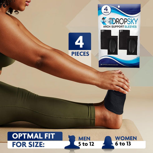 Arch Support, Flat Feet Arch Support Women and Men- Plantar Fasciitis Support Brace, Compression Arch Supports- Foot Arch Support for Flat Feet an...