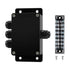 ABS IP67 Waterproof Dustproof Electrical Junction Box, with 15A 600V Barrier Terminal Cable Connector, 1 in/3 Out Power Junction Box?3.93 * 2.67 *...