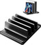 3-Slot Vertical Laptop Stand Holder,Adjustable ABS Plastic Desktop Notebook Dock,Vertical Laptop Stand Space-Saving for All MacBook/Surface/Samsun...