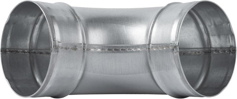4" Inch 90? Degree Galvanized Steel Duct Elbow - Pressed Industrial Connector Bend - Ventilation Pipe Fitting - Dryer, Exhaust, Extractor Hood Air...