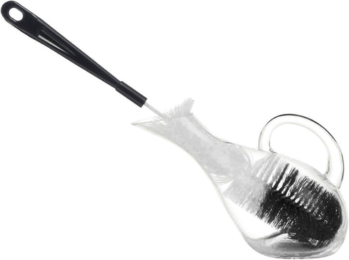 ALINK 16in Extra Long Black Bottle Cleaning Brush Cleaner for Washing Narrow Neck Beer/Wine/Thermos, Sport Well/Brewing Bottles/Hummingbird Feeder...