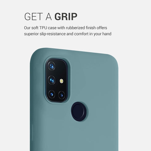 kwmobile Case Compatible with OnePlus Nord N10 5G Case - TPU Silicone Phone Cover with Soft Finish - Arctic Night...