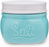 Fox Run Vintage Style Mason Jar Salt Cellar, Blue Ceramic with White Lid, 1 Cup Capacity...