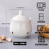 12 OZ Garlic Keeper with Lid, Porcelain Garlic Container Saver for Countertop (White 12 OZ)...