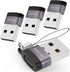 USB C to USB Adapter (4 Pack),USB-C Female to USB Male, Type C to USB A Converter Compatible with Apple MagSafe, iPhone 11 12 13 14 15 Pro Max, Sa...