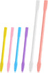 Gartful 6pcs Silicone Resin Stir Sticks, Reusable Silicone Stirring Rods, Epoxy Stir Sticks Craft Tools for Mixing Resin, Paint, Liquid, Making Gl...