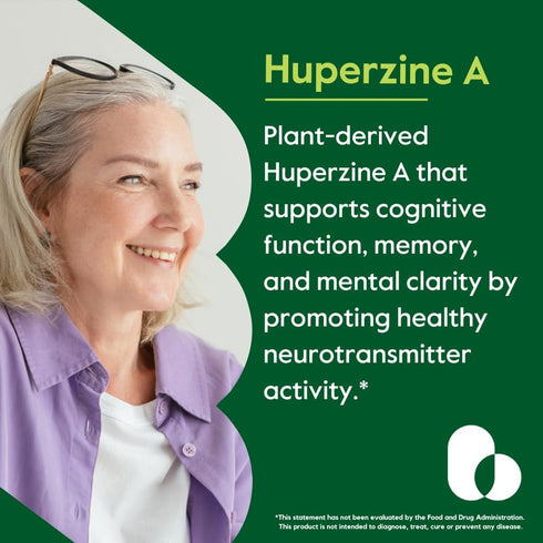 BESTVITE Huperzine A 200mcg from Naturally Derived Huperzia Serrata (120 Vegetarian Capsules) - No Stearates - No Flow Agents - Vegan - Non GMO - ...