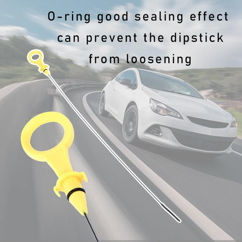 Car Engine Oil Dipstick Replacement OEM#06H-115-611E, Double Hole Oil Dipstick for Checking Oil Level, Car Accessories Compatible with Audi A3 A4 ...