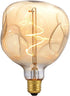 S125 Oversized LED Edison Bulb Large, 5 Watt 400 Lumens 2200k Warm Yellow Large Edison Light Bulb, Amber Glass Decorative Large Globe Dimmable E26...