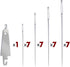 Large Eye Sharp Stitching Needles for Needlework 1.75-2.5 inches - 28 Embroidery Needles for Hand Sewing Variety Sizes in a Handy Storage Tube...