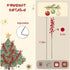 Artificial Red Berry 8 Pack Holly Red Christmas Berries Stems for Xmas Tree Decorations Crafts and Thanksgiving Day Decor Fall Autumn Halloween...
