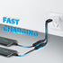 USB Splitter Adapter, USB Male to Dual USB Female Cable, Data Charger Double USB Port Extender, Y Splitter Hub Power Cord Extension...