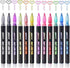 Shimmer Marker Set,12 Colors Super Squiggles Outline Marker Set, Outline Metallic Markers Glitter Markers Pens for Christmas Card Writing, Birthda...