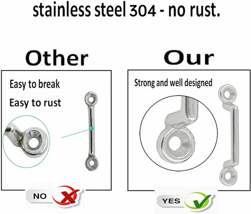NRC&XRC 1 Pcs Heavy Duty Industrial Equipment Handles Solid 304 Stainless Steel Drawer Cabinet pulls knob Bows Door Window Toolbox Handle Hardware...