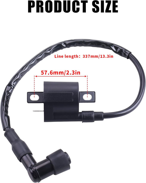 IGNITION COIL NEW Compatible with Yamaha PW 50 PW50 1981-2009 PW 80 PW80 1981-2009...