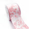 Designer’s Shop Rose Floral on Cream Wired Edge Ribbon 2.5” x 10 Yard for DIY Crafting, Home Décor Flower Arrangement (Pink)...