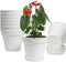 Small Plant Pots Plastic Planters with Tray and Drainage Holes for Indoor Outdoor Plants Succulent and Flowers Modern Home Decoration Gift Idea 9 ...