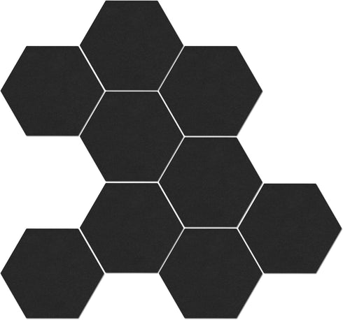 Hexagon Pin Board – (15 Pcs) Improved Version of Self-Adhesive Bulletin Boards for home and office Wall Decor, Photo board, Memos (7" x 8" x 3/8")...