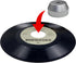 45 RPM Record Adapter Solid Aluminum 7 Inch Vinyl Record Dome 45 Adapter for Turntables (Silver)...